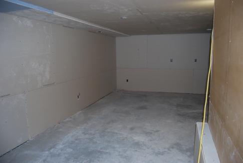 Basement kitchen before