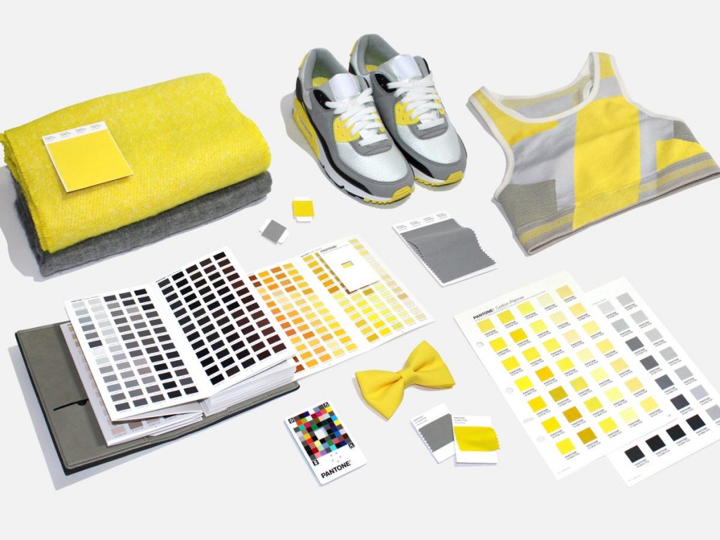 Pantone Yellow and Gray